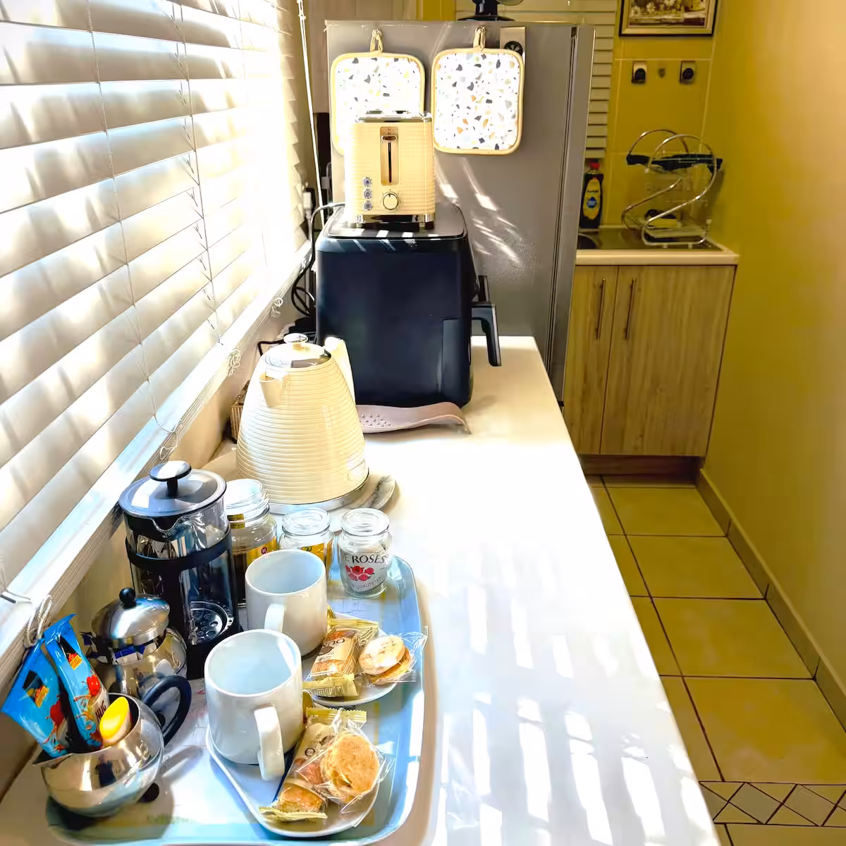 Kitchen at Shiloh Garden Cottage in Centurion