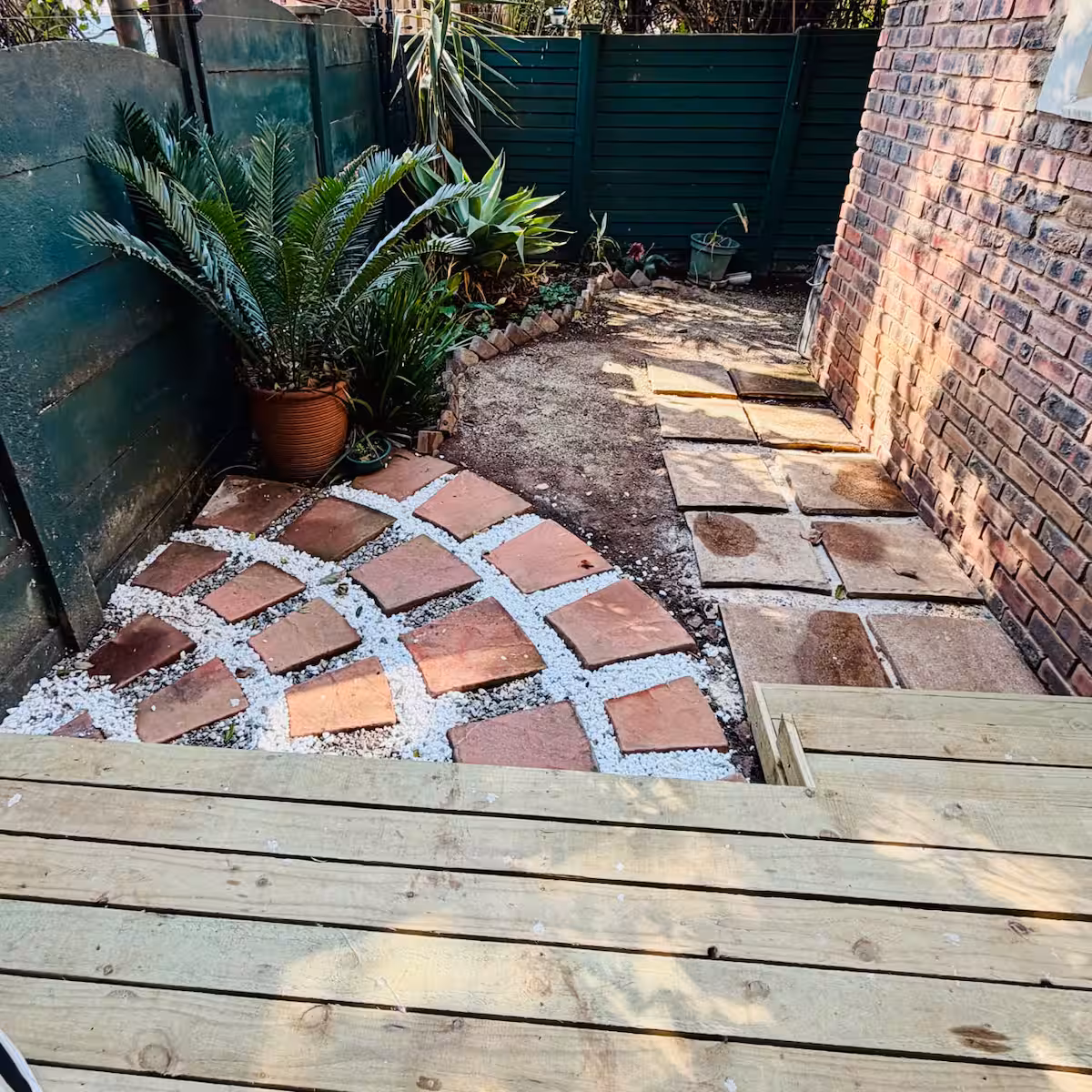 Private garden at Shiloh Garden Cottage in Centurion